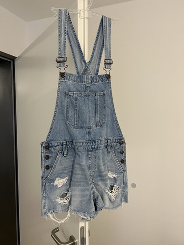 Latzhose destroyed look - latzhose,